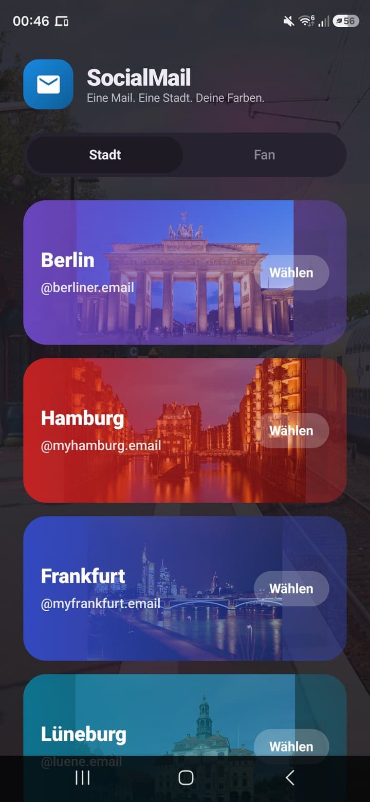 SocialMail.Network Android-App